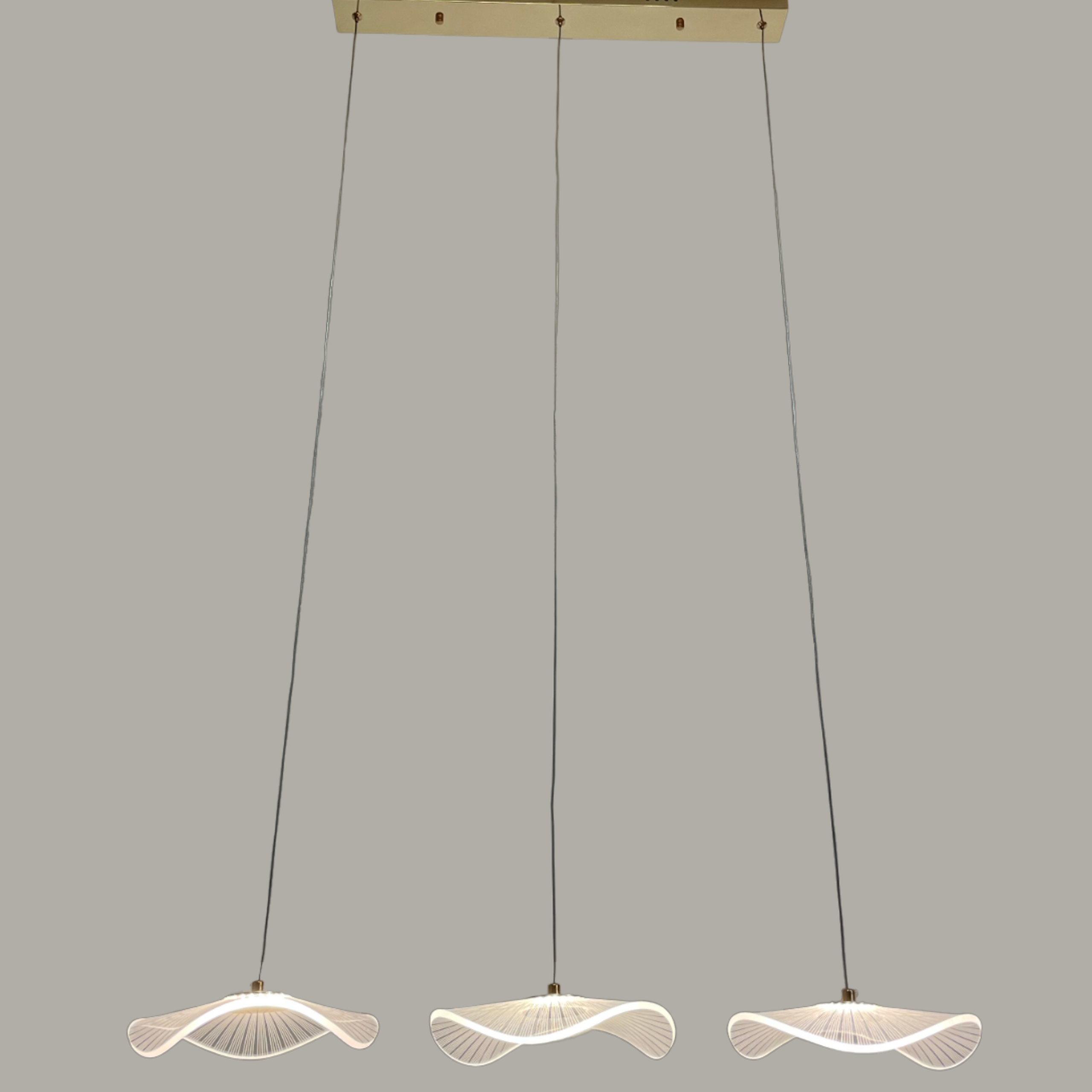 Moderná závesná stropná lampa Luster Led 12W 3 farby