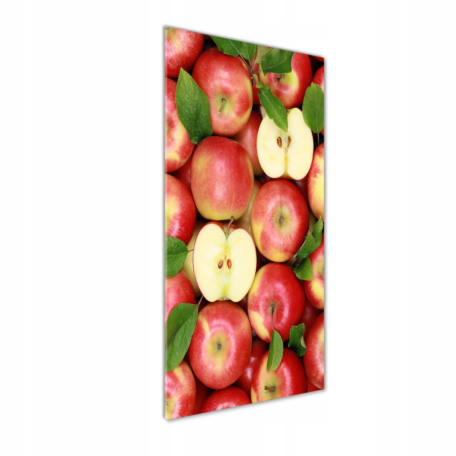 

Nowoczesny szklany obraz ze zdjęcia Jabłka 50x125