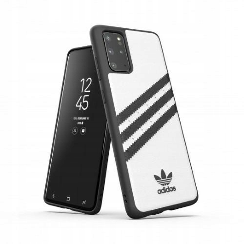 Etui Adidas Or Moulded Pu Case do Samsung Galaxy S20+ Biały/Czarny