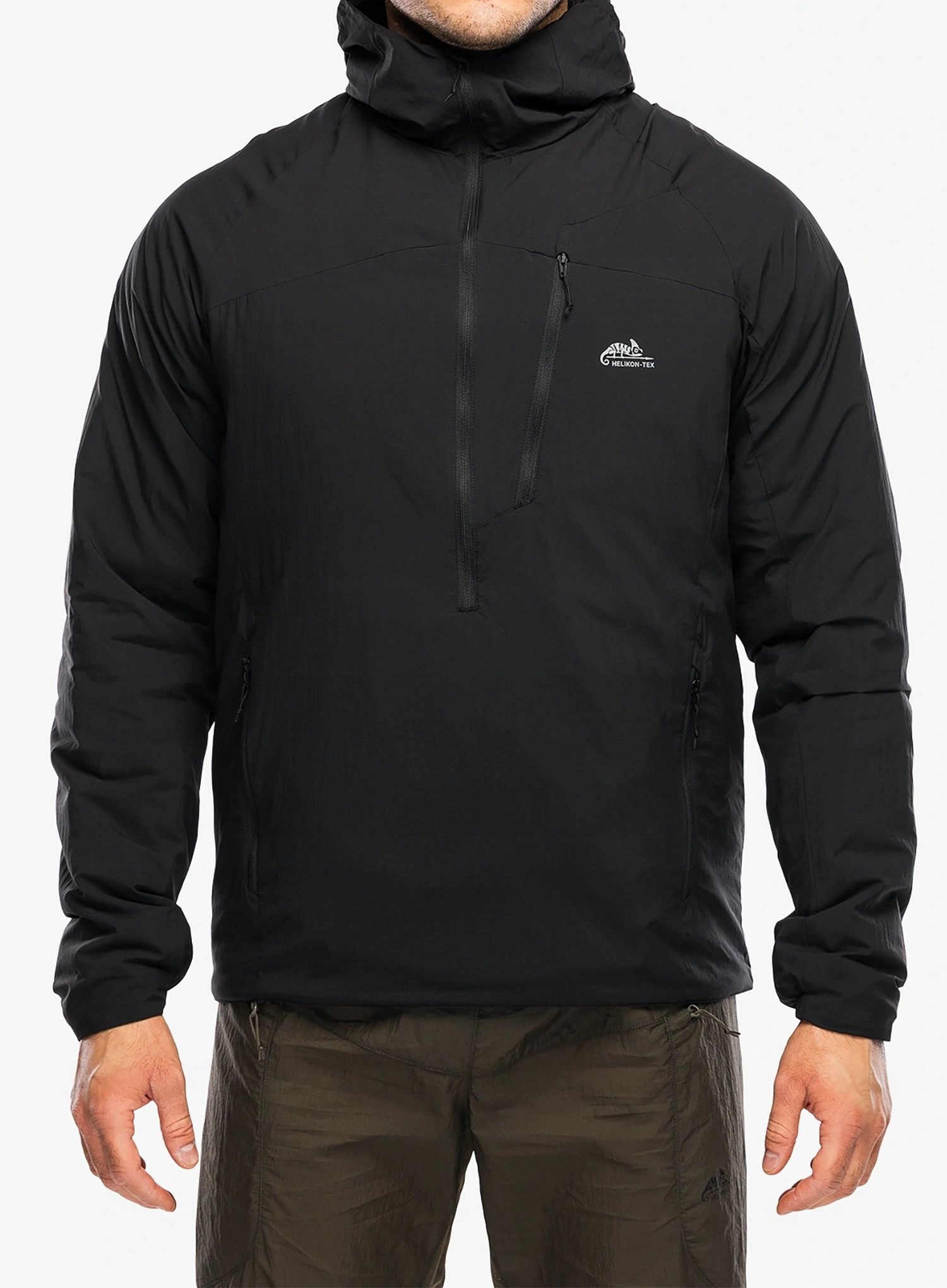 Taktická bunda Helikon-Tex Wolfhound Hoodie Lite černá XXL