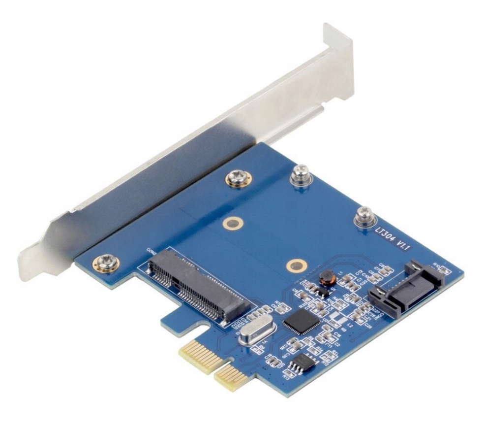 Kontroler adapter PCI-E do mSATA SSD + SATA 3.0