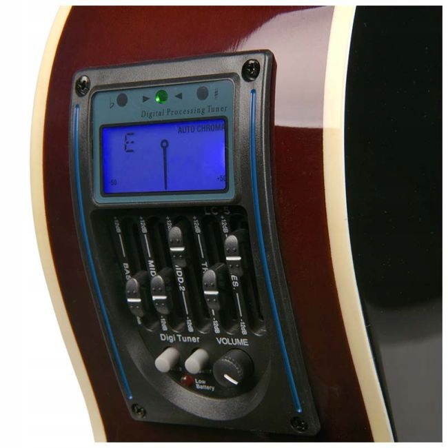 NN EAG SET SB GITARA ELEKTROAKUSTYCZNA WZMACNIACZ GITAROWY ZESTAW PODPALANA Kolor brązowy