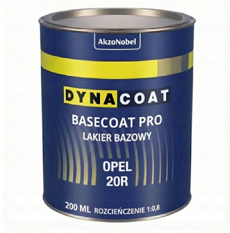 Lakier Baza Bazowy Dynacoat AkzoNobel Opel 20R Czarna Perła 200 ml