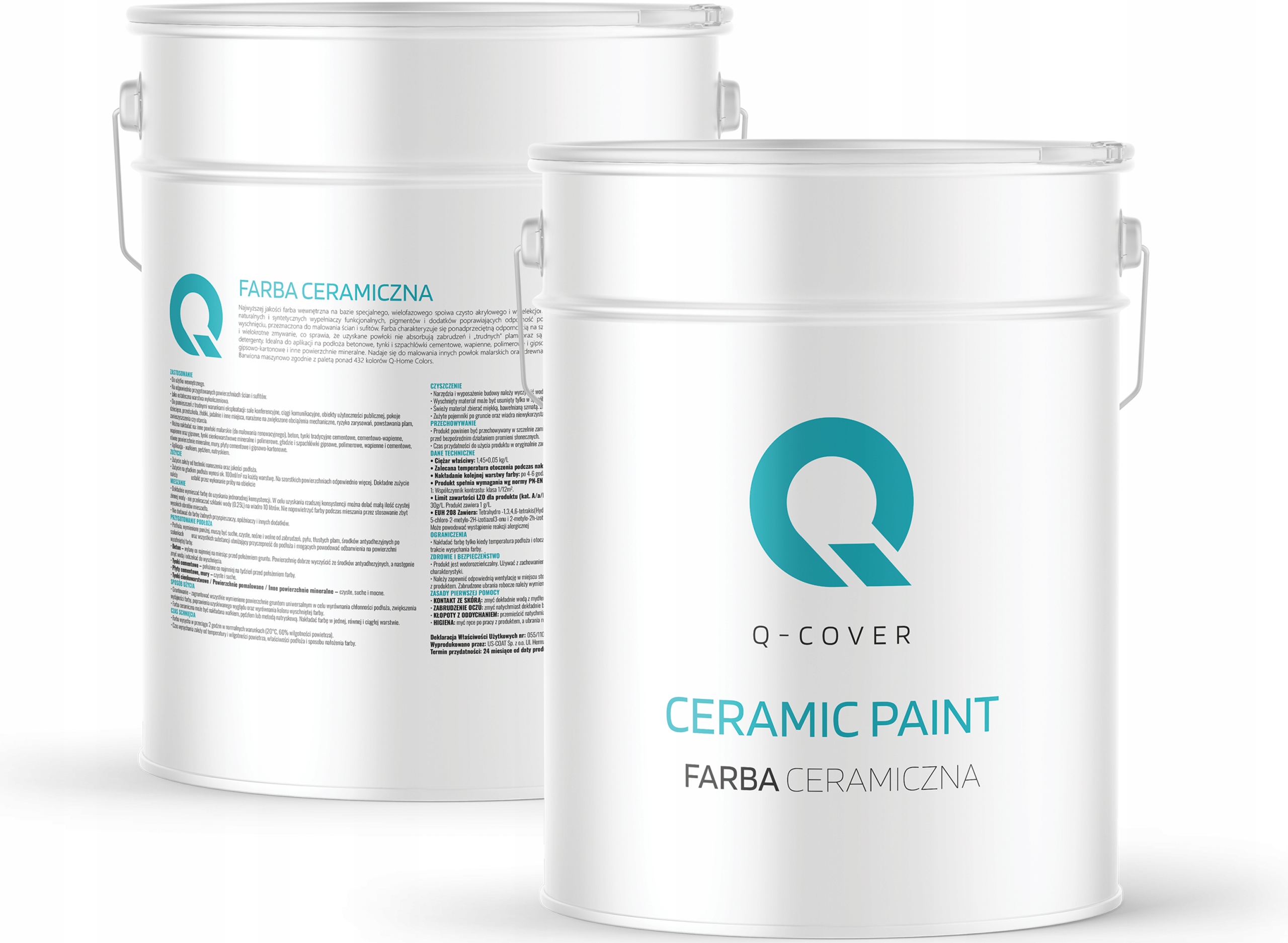 Ceramická Farba Ceramic 16 Farieb 2x10L Umývateľná Na Stenu Stropov