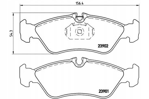 Brembo Brzdové Destičky Mercedes Sprinter BM903 96