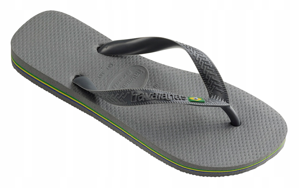 

Havaianas Brasil 43/44 Bra szare klapki japonki