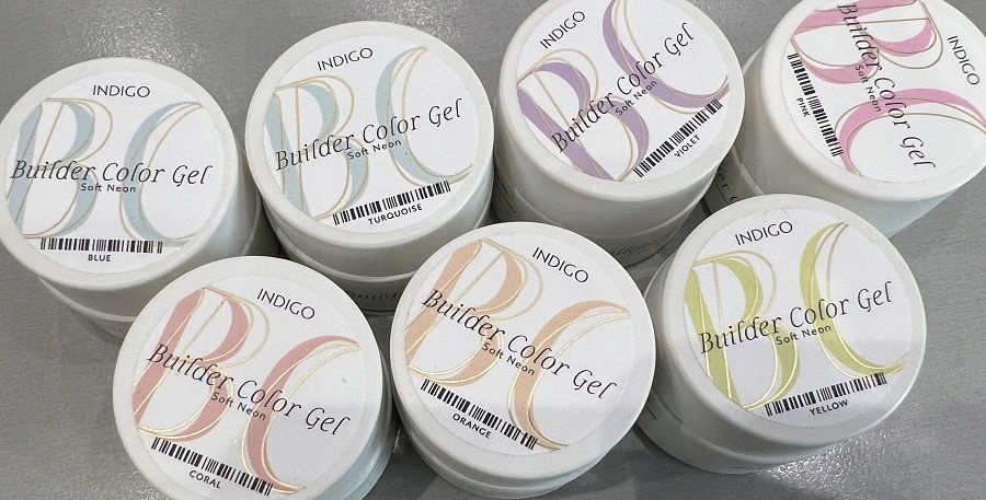 INDIGO BUILDER GEL color TURQUOISE żel soft NEON 15ml Marka Indigo