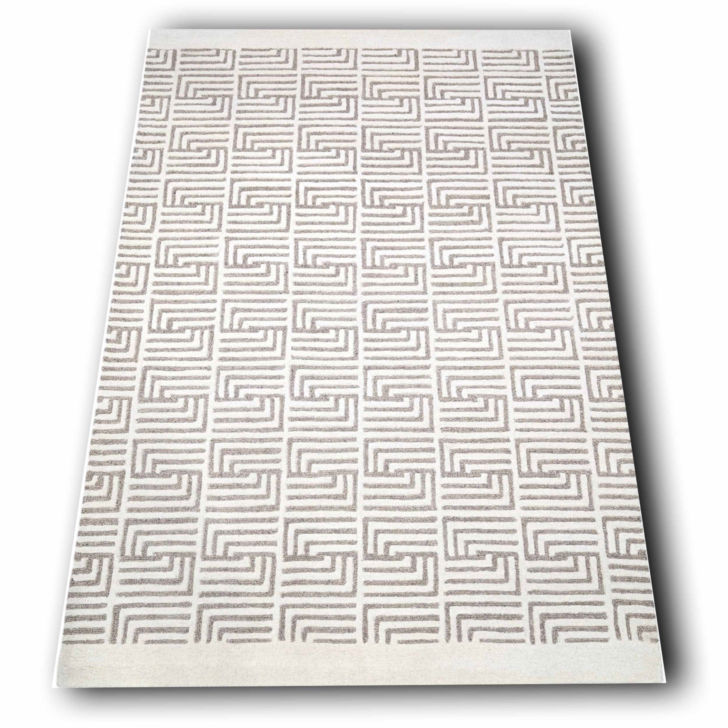 Dywan Wełniany Premium – Ręcznie Tuftowany, Skandynawski Wzór 160x230 cm