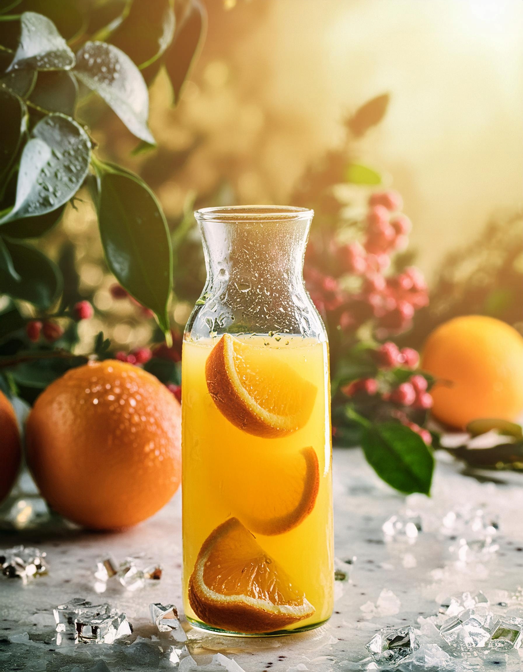 Karafka 1000ml na sok wodę 1litr butelka wazon Marka Glasmark