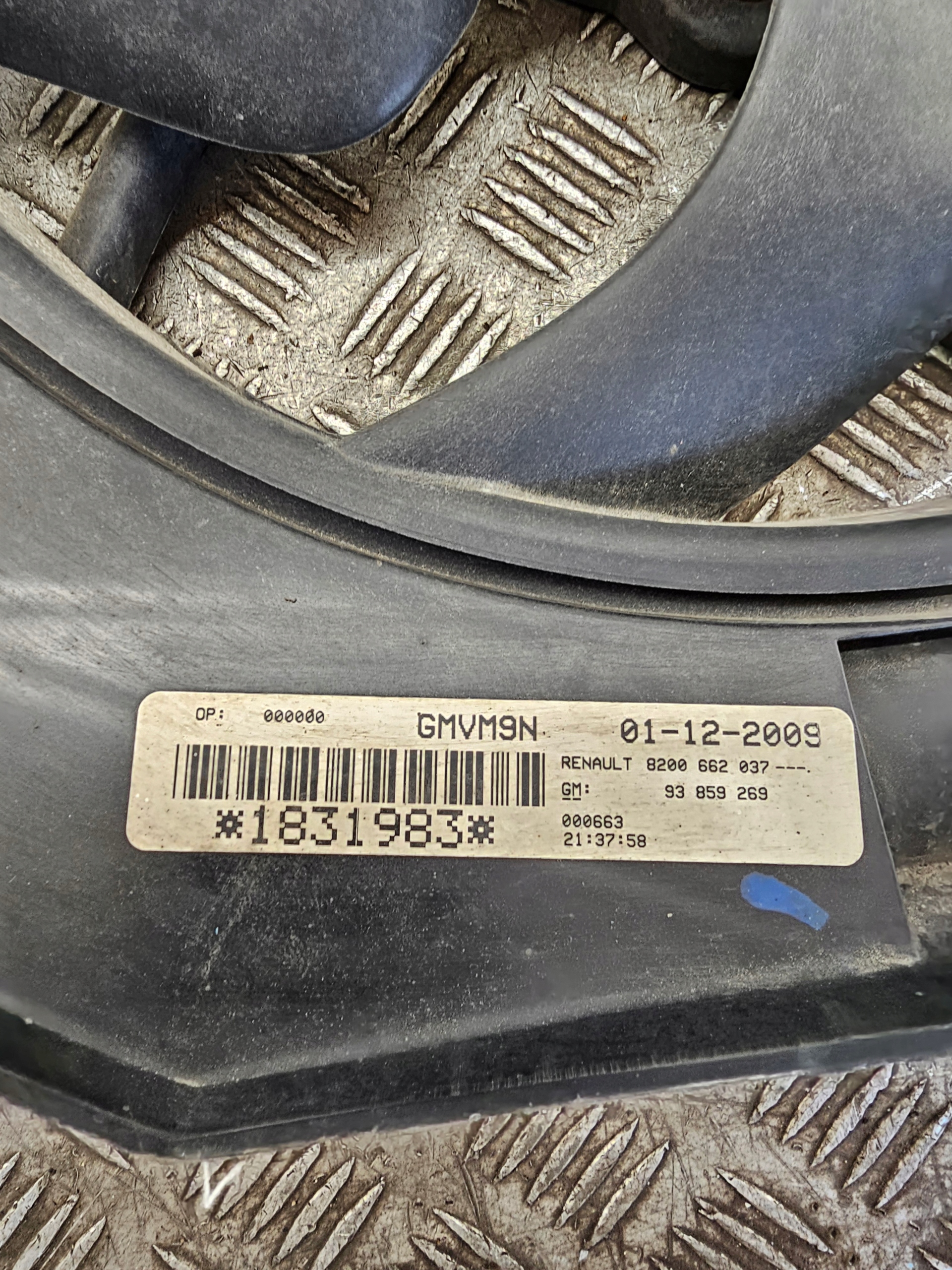 ventilátor vrtule chladiče RENAULT TRAFIC II VIVARO A 2.0 DCI 8200662037