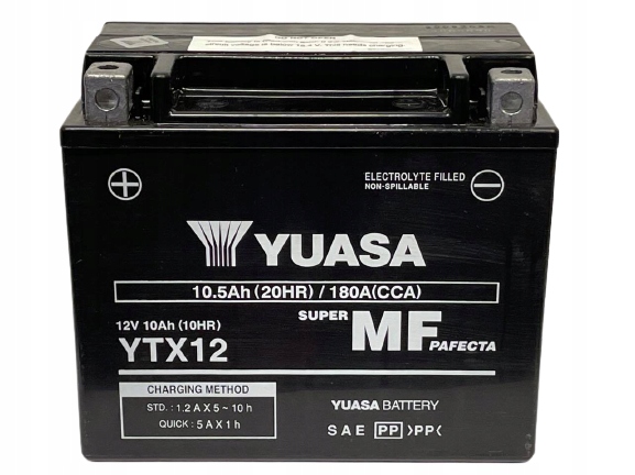 Akumulator Yuasa YTX12-BS Producent Yuasa