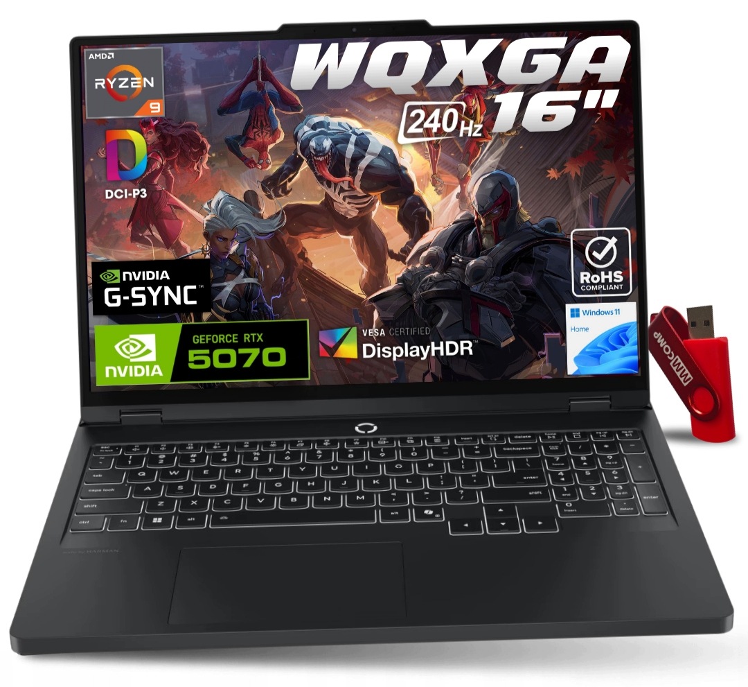 Laptop Gamingowy Lenovo Legion Pro 5 Ryzen 9 32RDZENIE 64GB 240Hz Rtx 5070