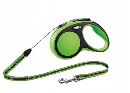 

Flexi Smycz Automatyczna S New Comfort Zielona 5m