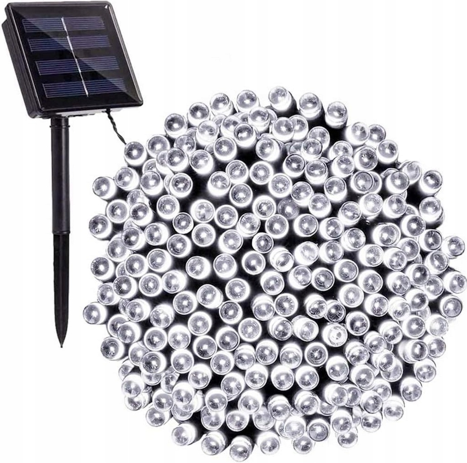 LAMPKI CHOINKOWE SOLARNE DEKORACYJNE ZEWNĘTRZNE GIRLANDA 200 LED ŚWIĄTECZNE EAN (GTIN) 5906214802919