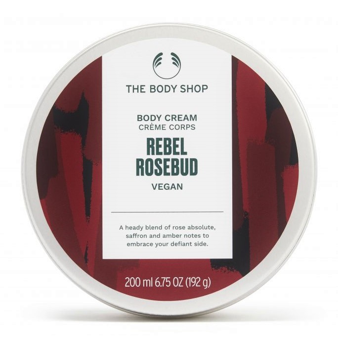 Wegańskie masło do ciała The Body Shop Rebel Rosebud 200ml 96h nawilżania
