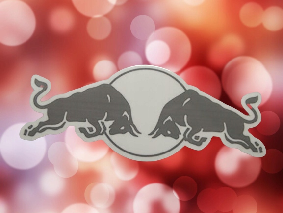 DAKAR RALLYCROSS MOTOCROSS NAKLEJKA STICKER RBR 10,3 x 4,1 cm Szerokość produktu 4.1 cm