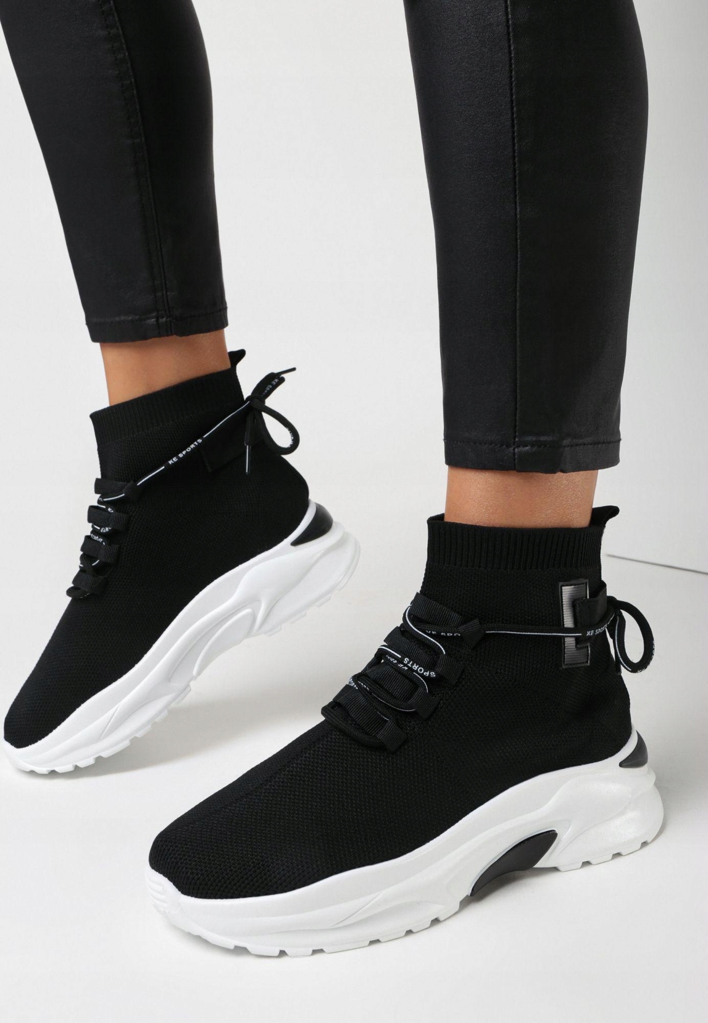 

Born2Be Czarne Sneakersy damskie 39