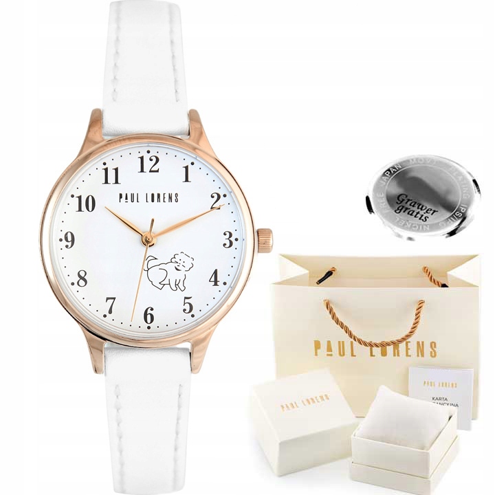 Hodinky Paul Lorens (zbt) PL12491A2-3C2-3 Kožený Řemínek Box