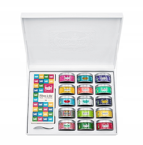 Zestaw Prezentowy Kusmi Tea The Collection z Filtrami i Łyżeczką