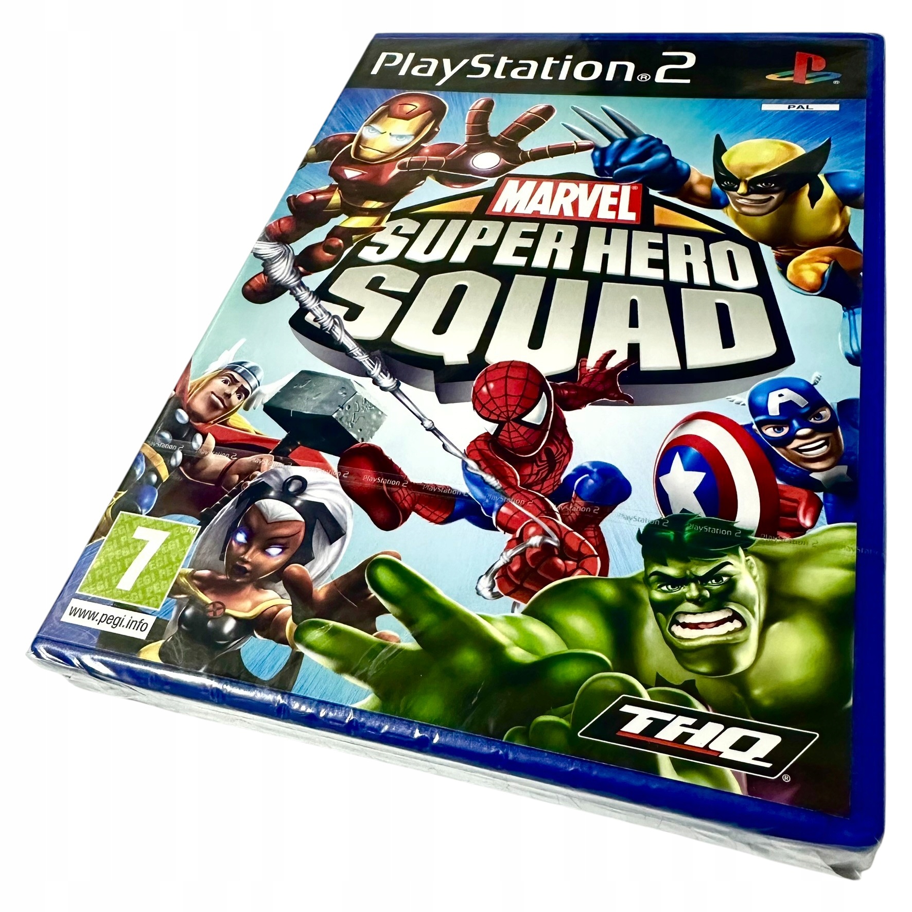 Marvel Hero Squad PS2 Playstation 2 Komplet 3xA Nowa Folia