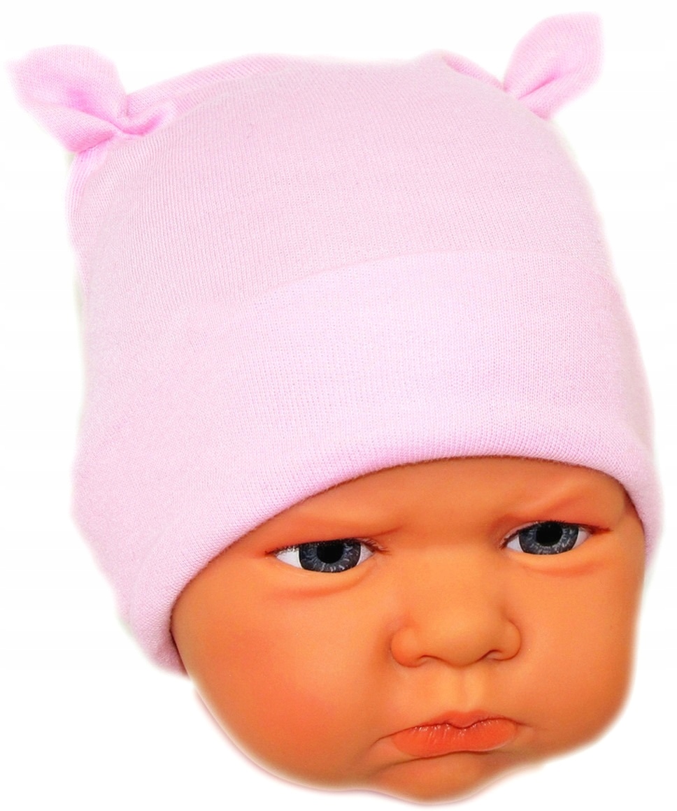

Czapka Niemowlęca Niewiązana r.38-40cm Różowa /27/