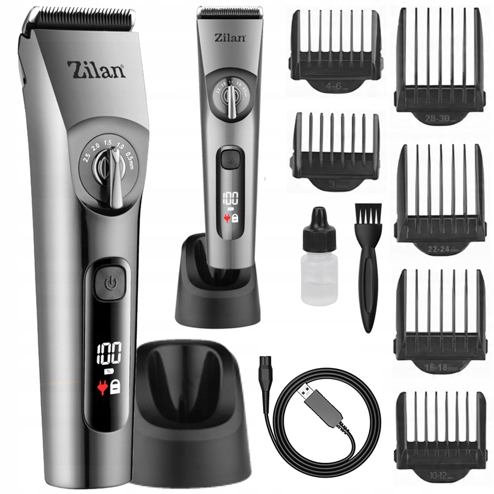 Uniwersalna Bezprzewodowa Maszynka Do Strzyżenia Wododporna Barber Usb 8W1