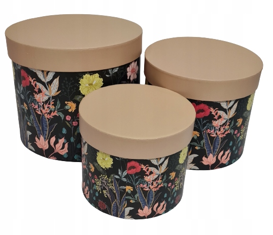 

Flower box pudełko na kwiaty zestaw 3w1 kwiecisty