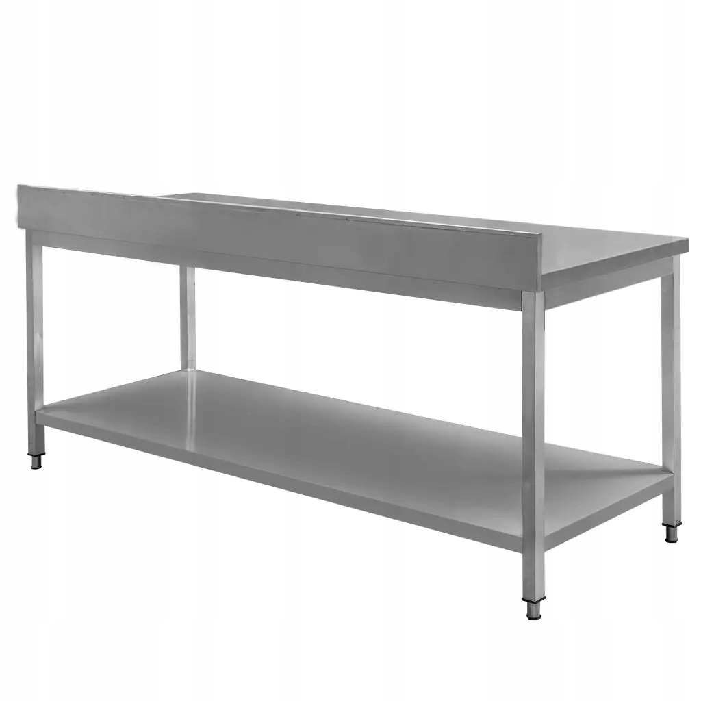 Stół GASTRONOMICZNY roboczy z półką 200x70 ze stali nierdzewnej przyścienny Kod producenta MTP001860