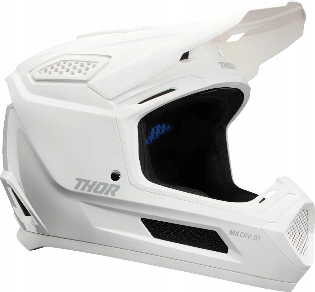 Prilba Thor Fleet Whiteout biela mat XXL