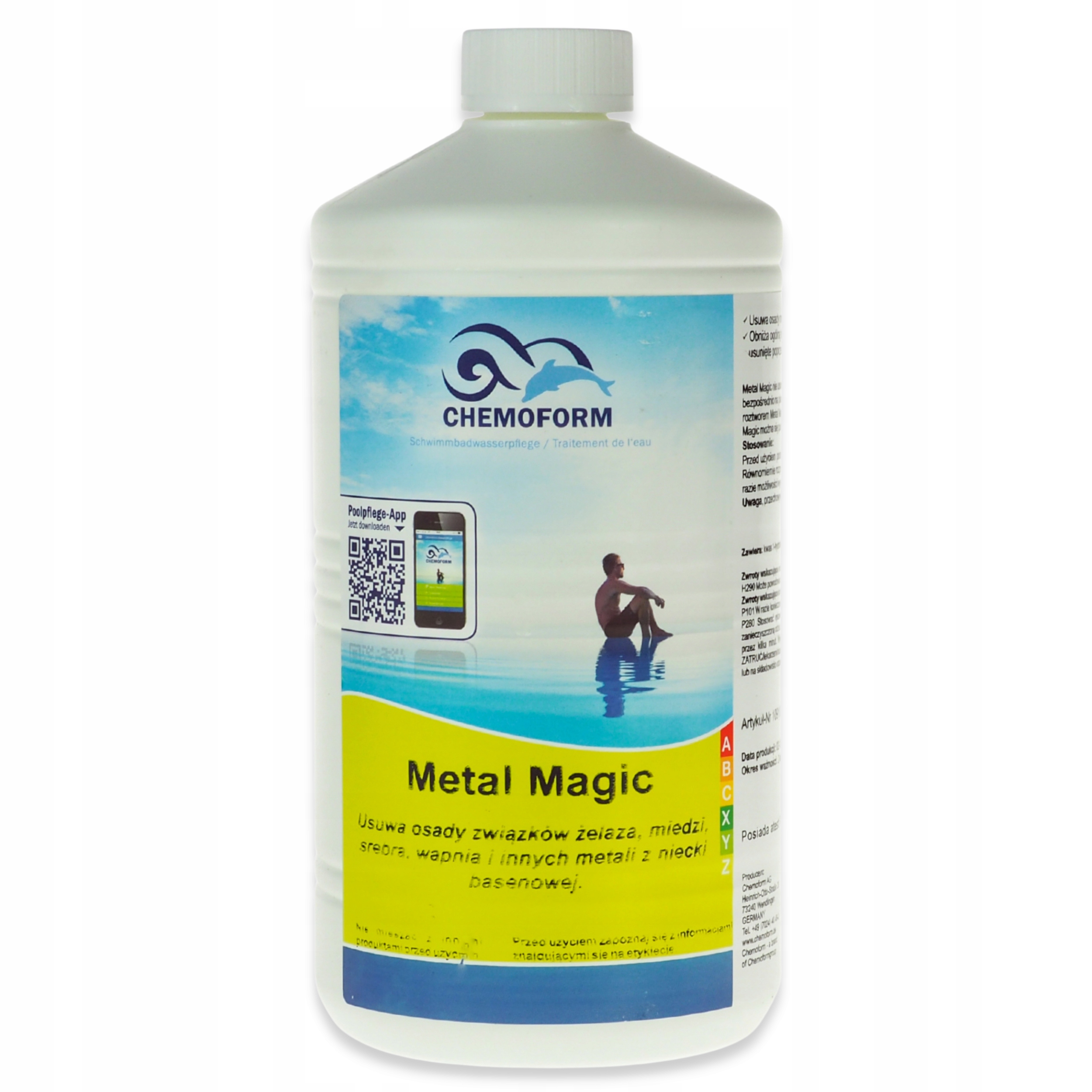 

Metal Magic 1L środek na żelazo miedź w basenie