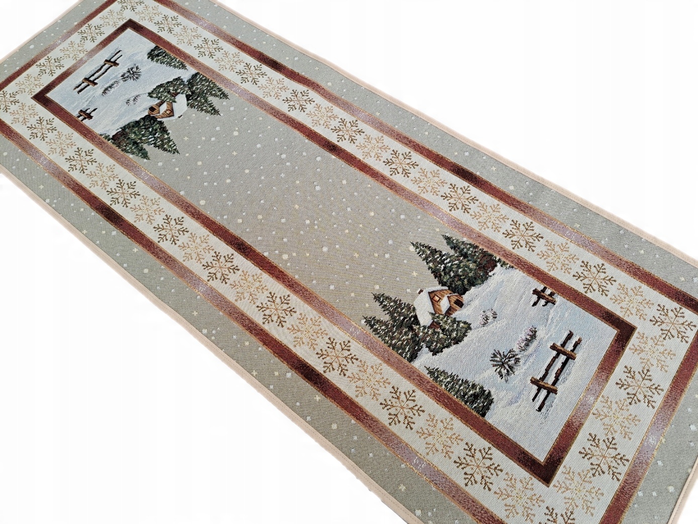 

Bieżnik 40x100 cm na stół ławę gobelinowy na zimę