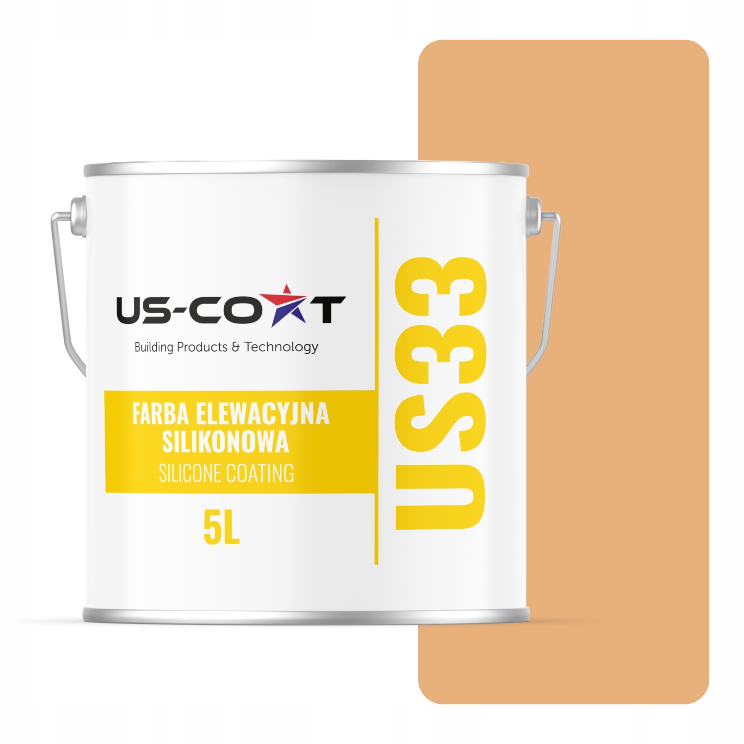 Barva Broskvová Barva F585 Uv 5L Polský Výrobce