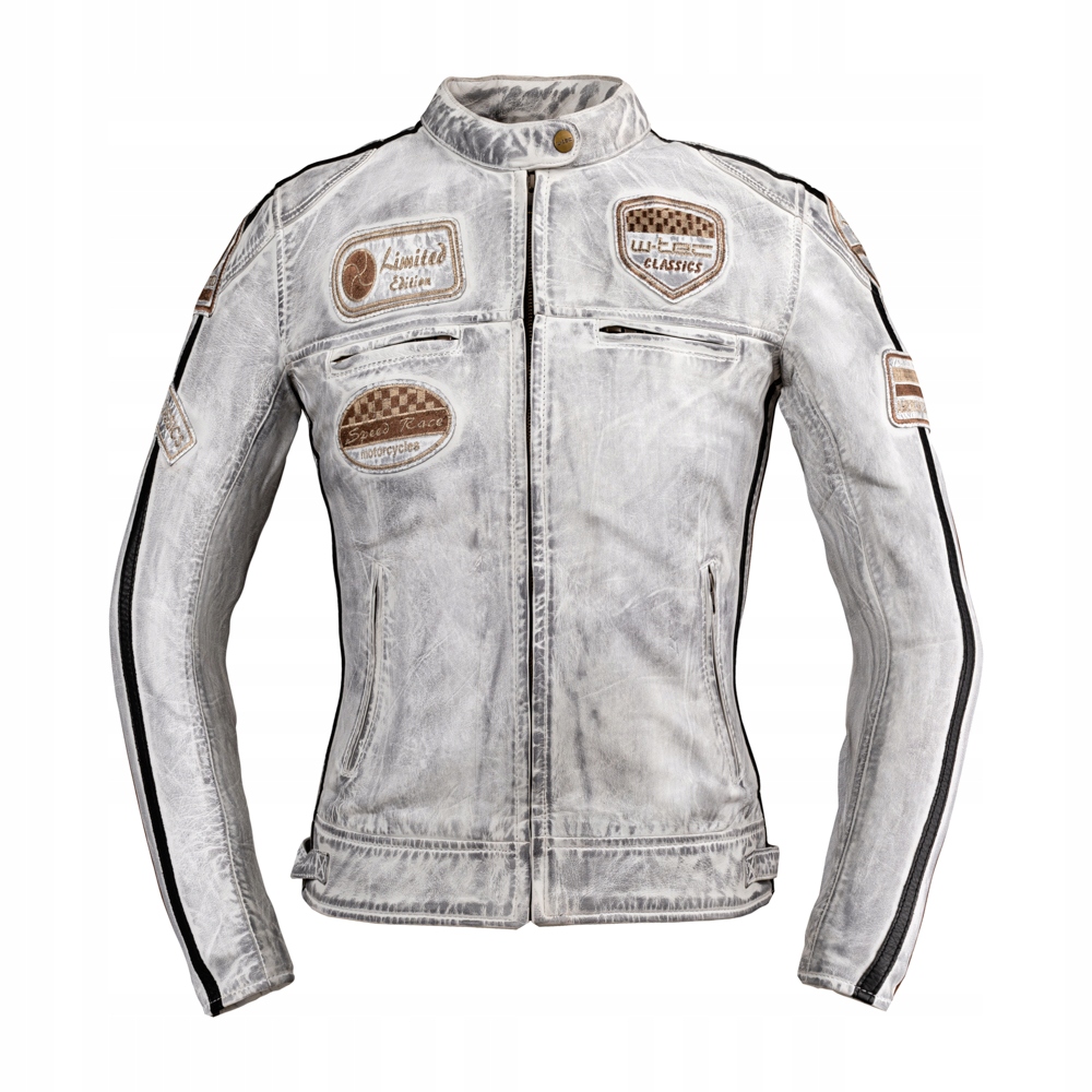 DAMSKA SKÓRZANA KURTKA MOTOCYKLOWA W-TEC, ROZ. 3XL