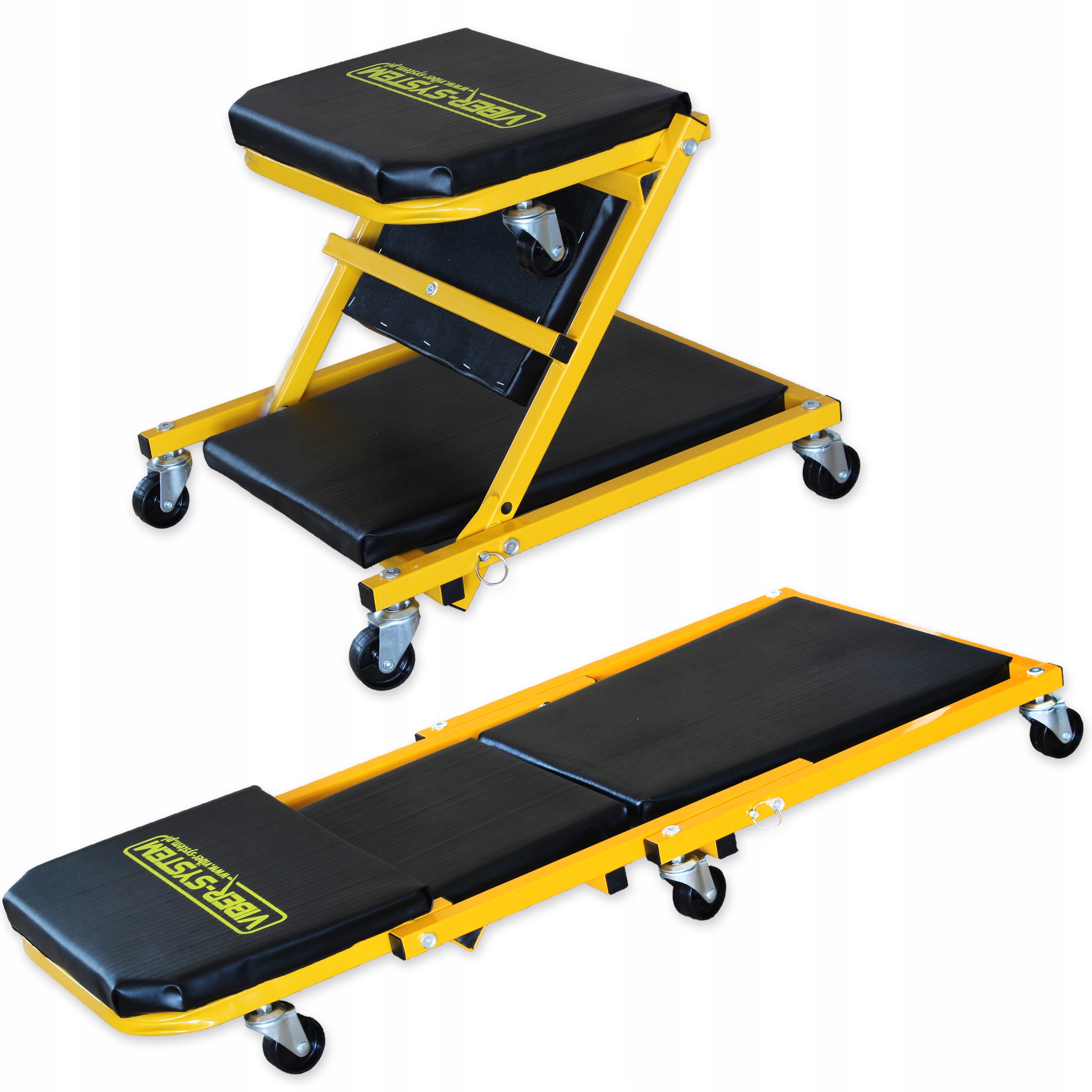 LEŻANKA WARSZTATOWA SKŁADANA TABORET LEŻAK LW915 IDEALNA DO WARSZTATU