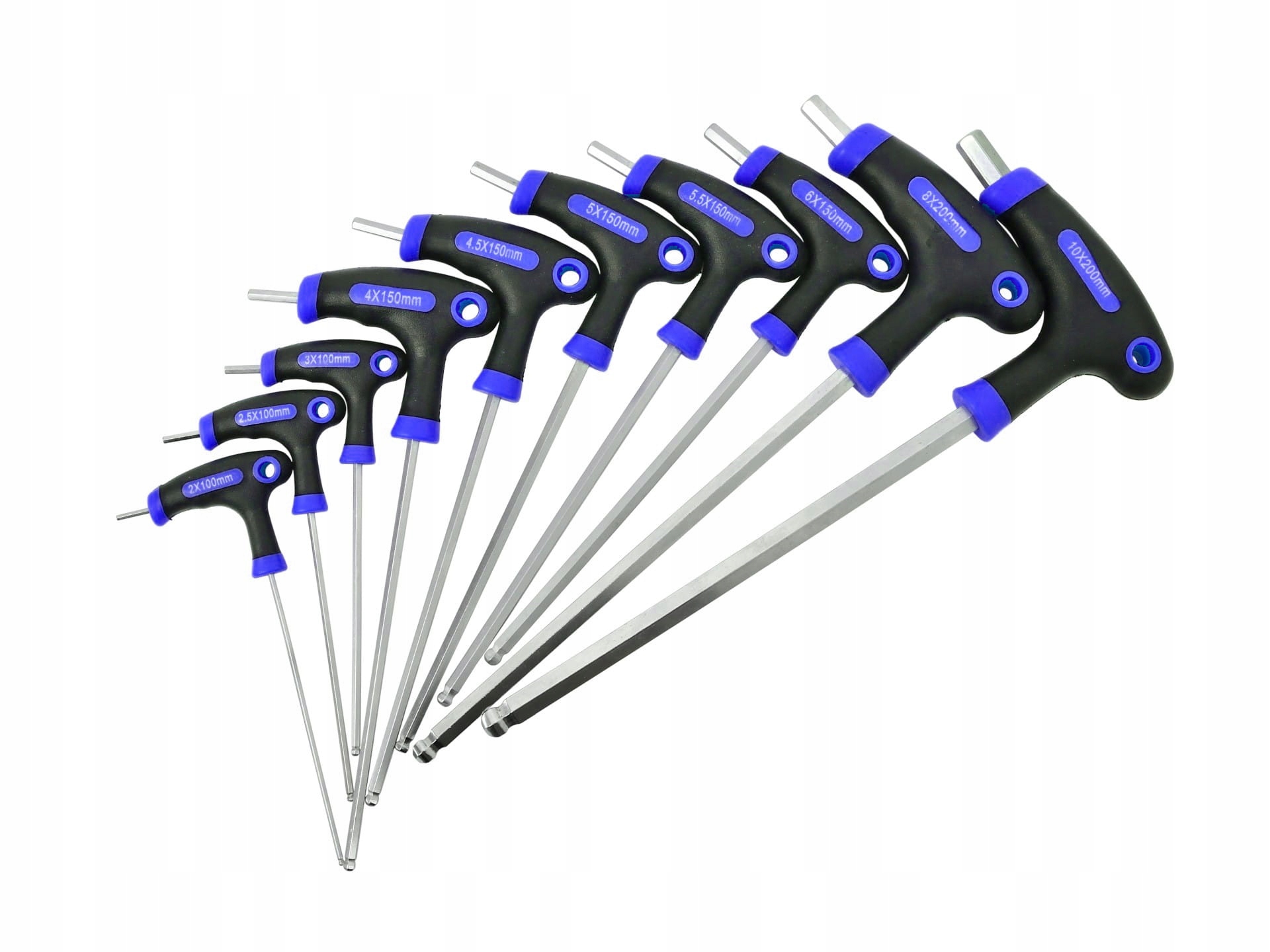 FALON TECH WKRĘTAKI HEX IMBUS TYP-T H2-H10 11SZT Liczba elementów pojedyncze