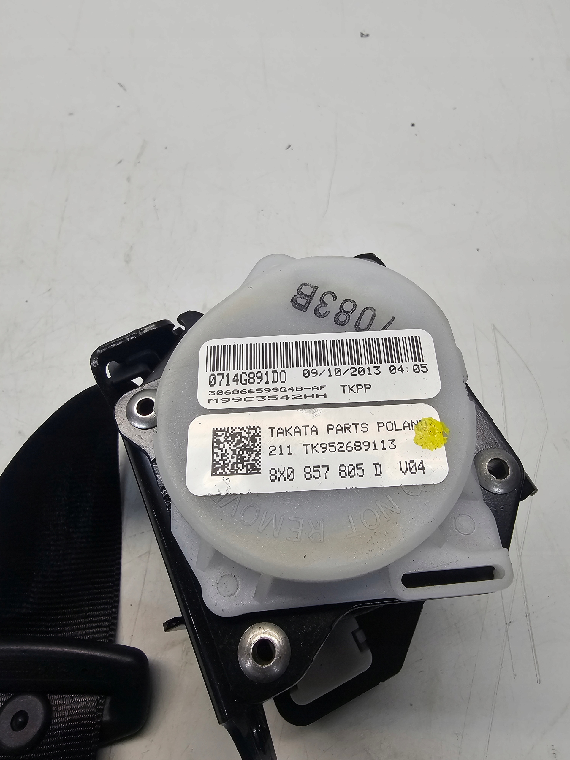 Gurten Sicherheits heck AUDI A1 8X 8X0857805D