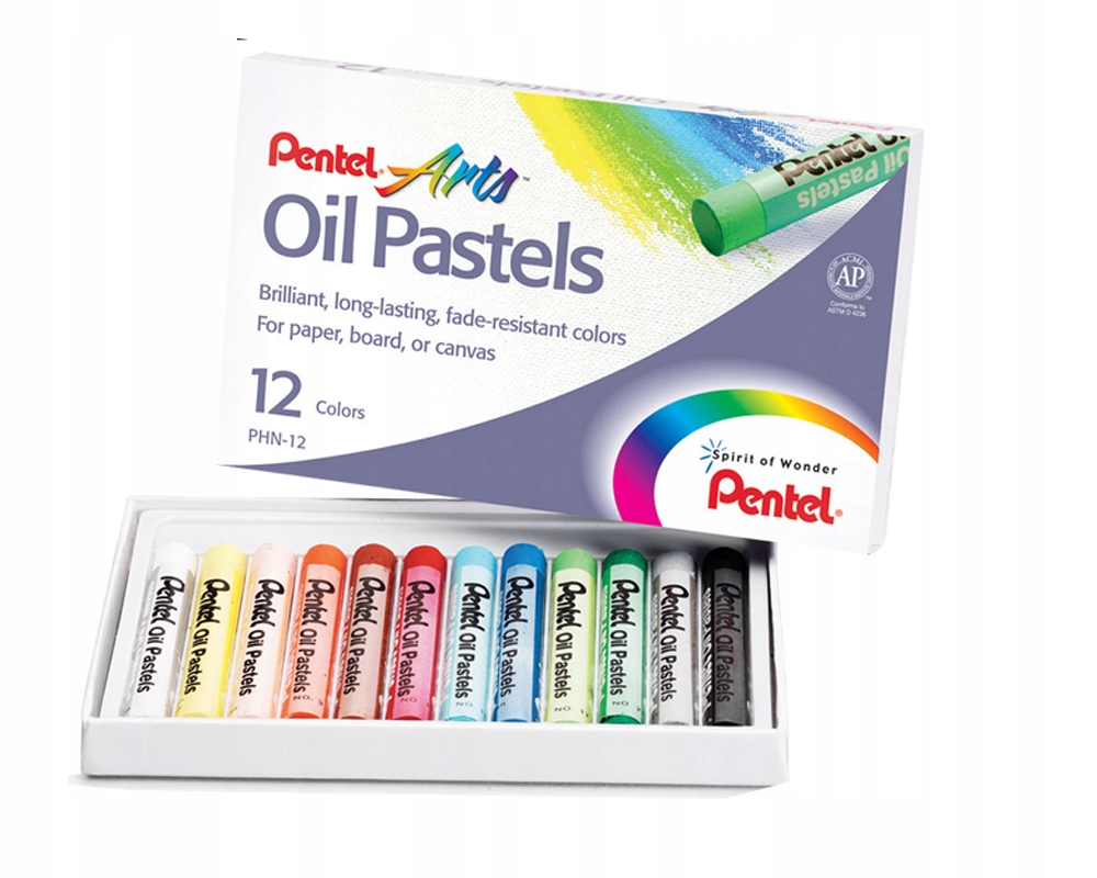 

Kredki Pastele Olejne Pentel PHN-12