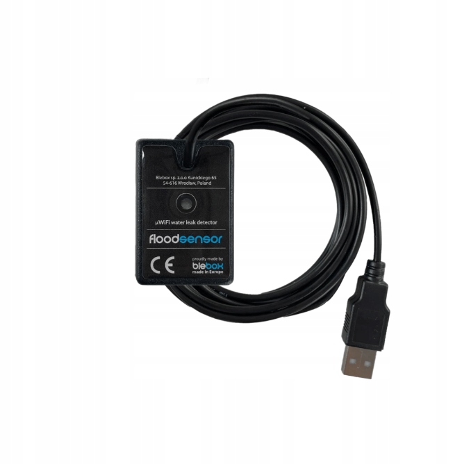 Senzor µWiFi – zaplavení, únik vody. Upozornění na telefon a zvuková upozornění
