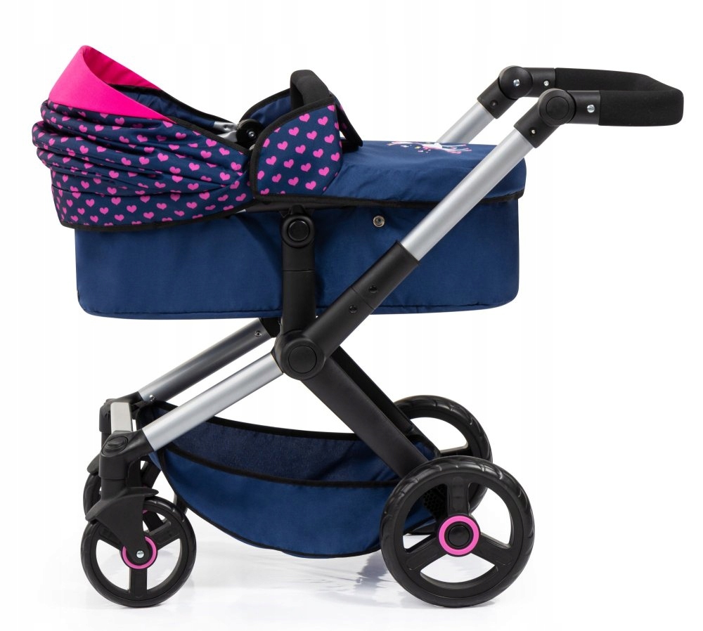 Wózek dla lalki zestaw 2 w 1 Bayer Design XEO Płeć dziewczynki