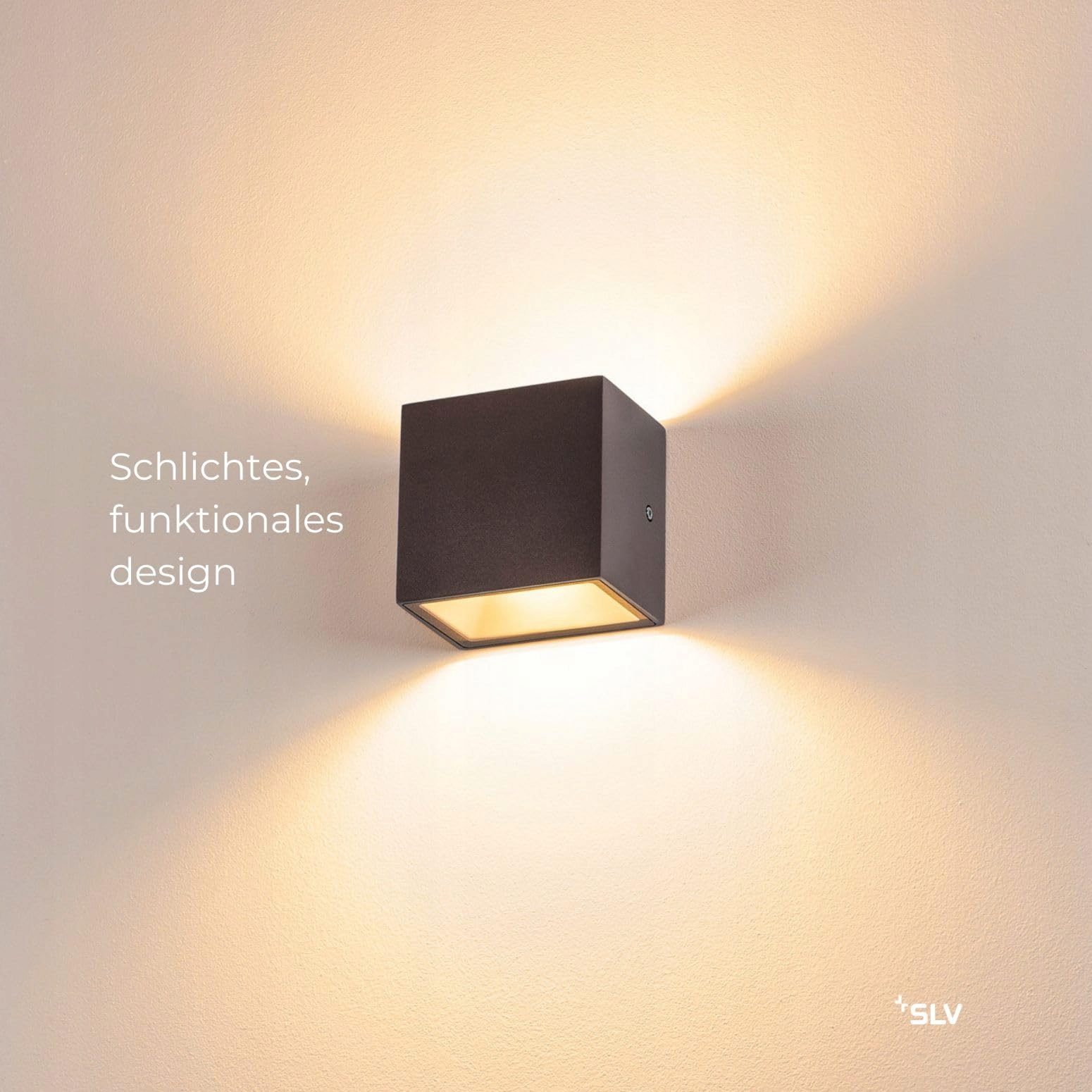 Lampa Zewnętrzna LED Antracyt Sitra Cube WL Sufitowa 10W IP44 3000K SLV — miniatura 2