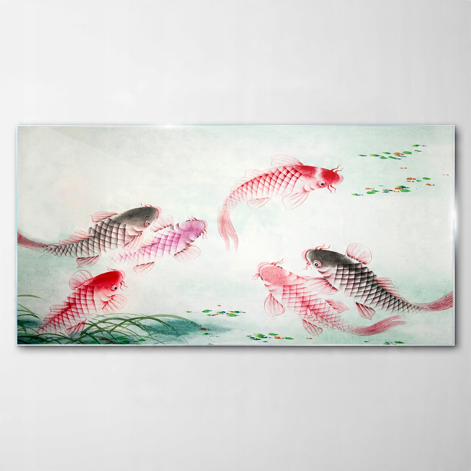 

Obraz Szklany Dekor Chiny Ryba karp Zwierzę 140x70