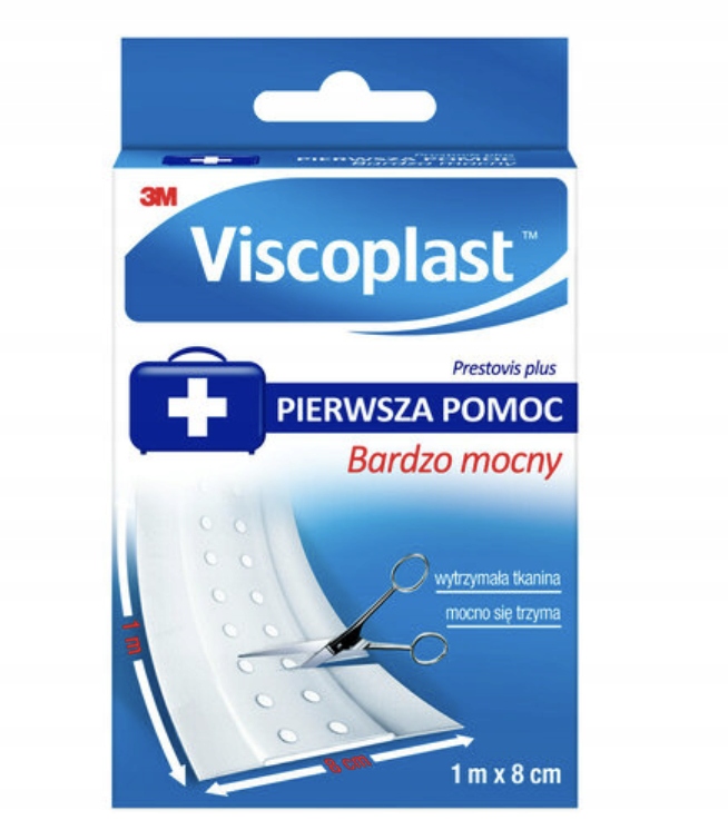 

Plaster Prestovis 1m x 8cm Supermocny Materiał