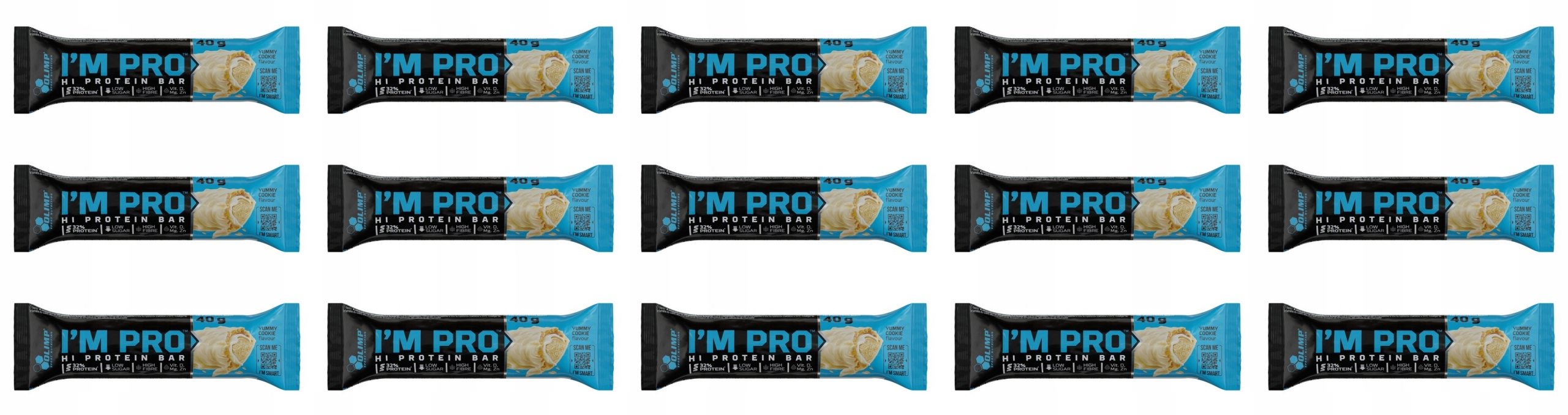 Levně 15x 40g Olimp Sport Nutrition Im Pro Proteinová tyčinka chutná sušenka Karton