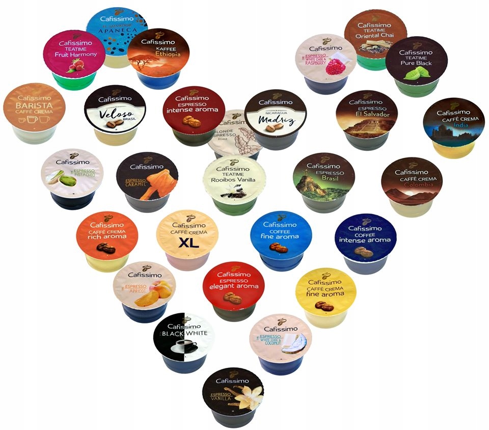 TCHIBO CAFISSIMO CAFFE CREMA VOLLMUNDIG 96kapsułki Kompatybilne z Cafissimo