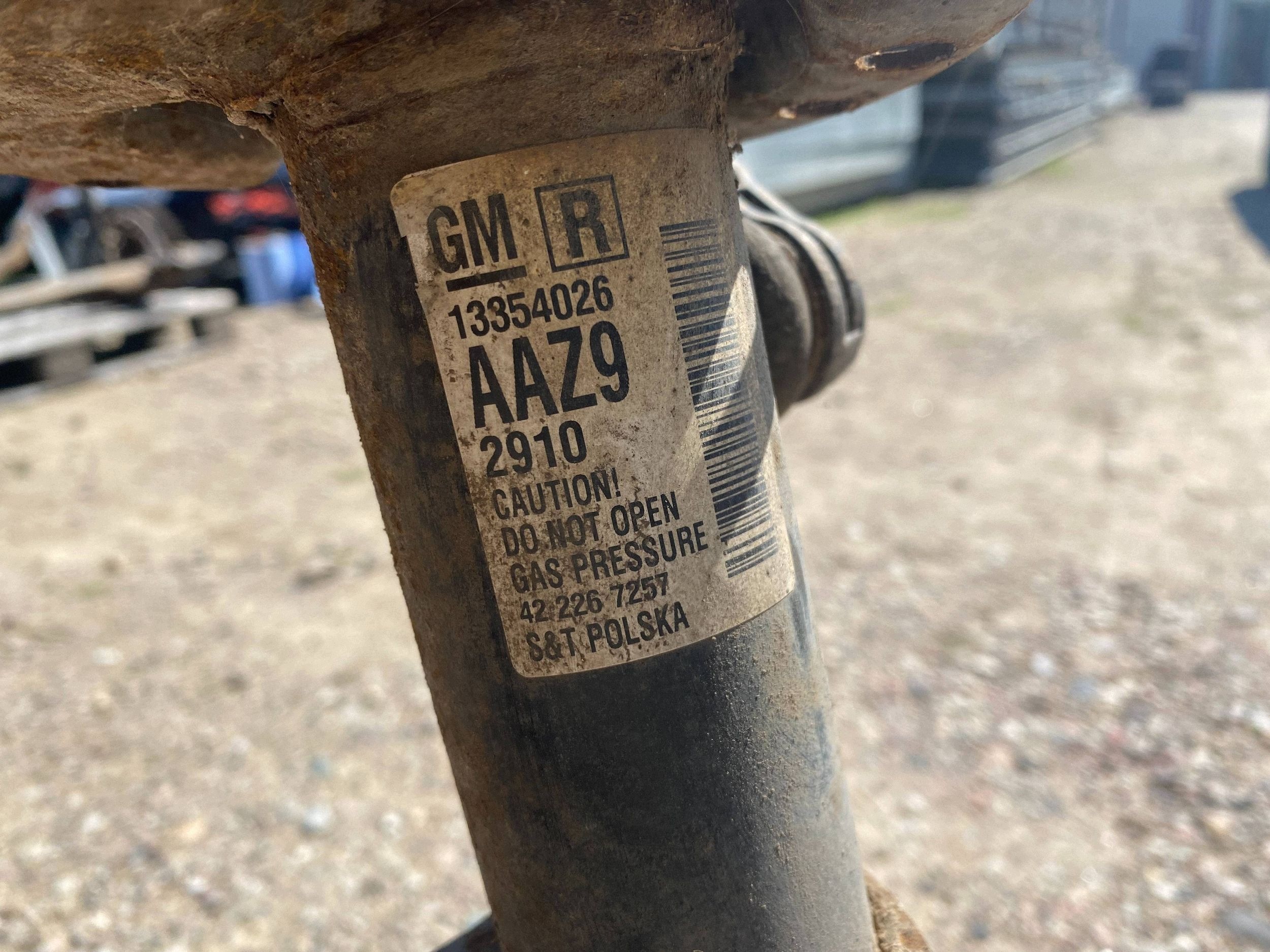 OPEL ASTRA J IV 1.4 16V complete McPherson swing right front 13354026
