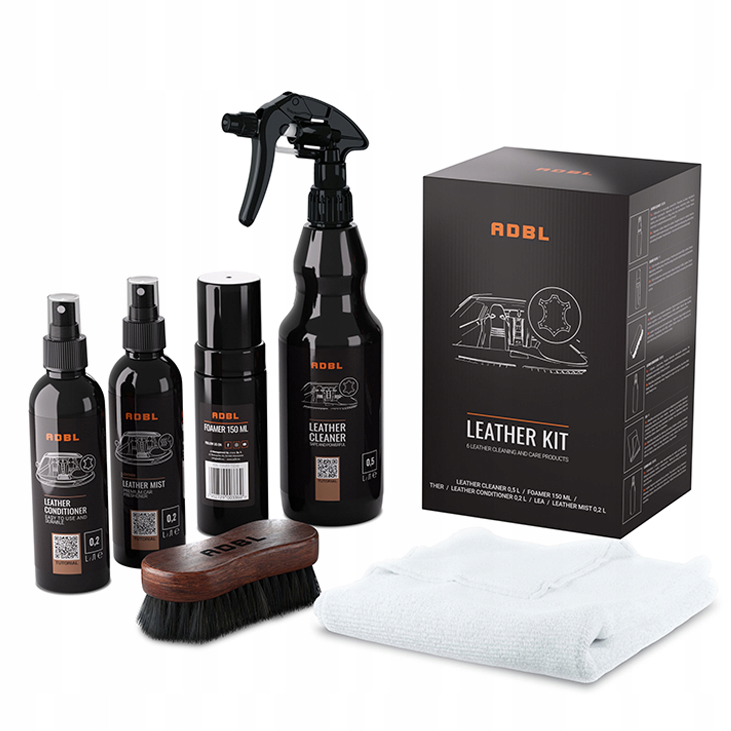CLEANER + CONDITIONER + MIST ADBL LEATHER KIT Producent ADBL