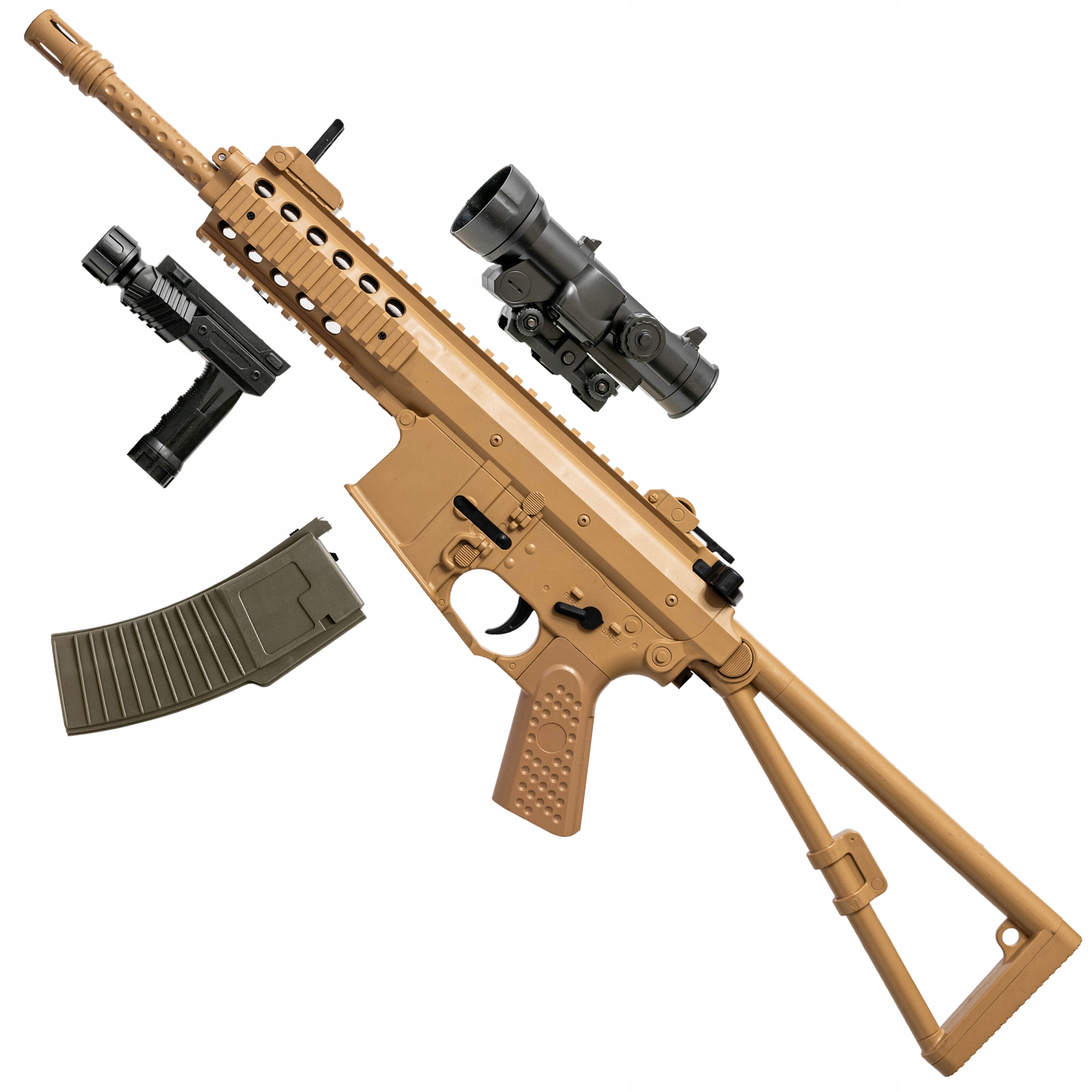 KARABIN MASZYNOWY SNAJPERSKI PISTOLET NA KULKI PLASTIKOWE + GRATISY Płeć chłopcy dziewczynki