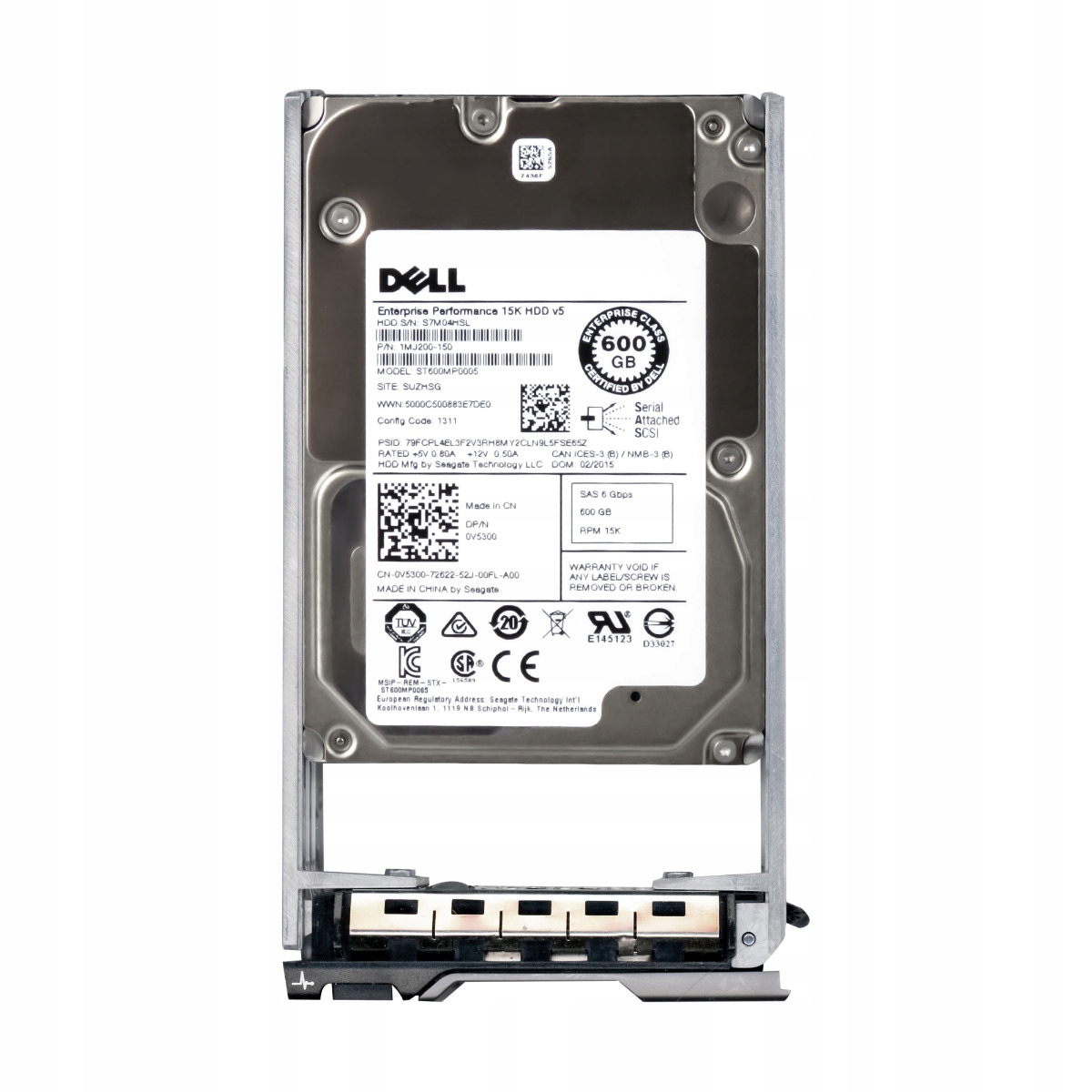 Dell 0V5300 600GB 15K 128MB SAS-2 2,5'' ST600MP0005