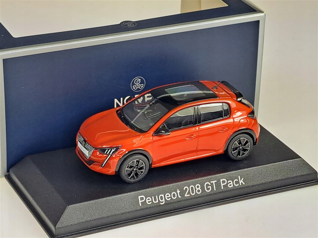 Norev Peugeot 208 Gt Pack 2022 Elixir Red 1:43
