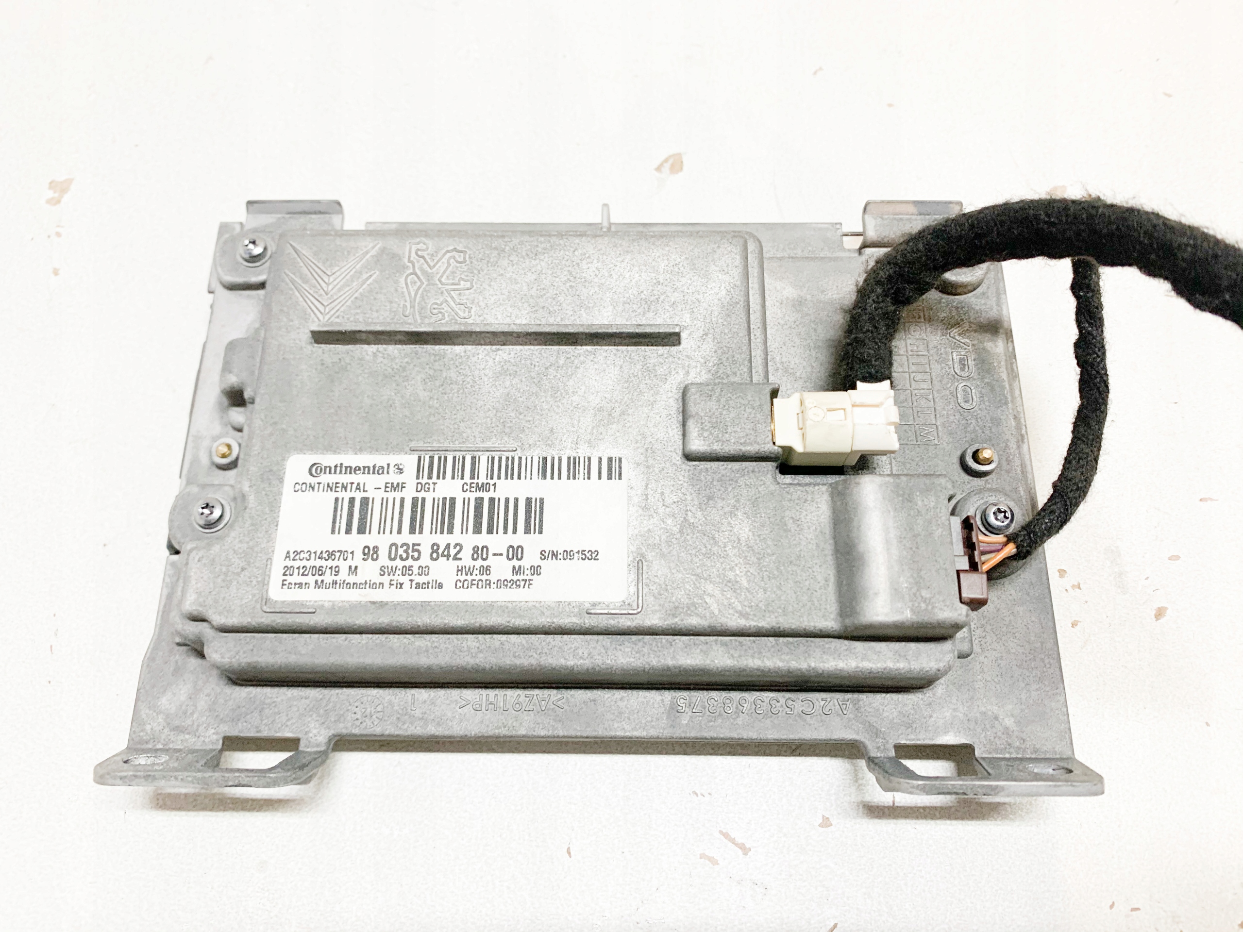 navigation display dotykowy radio Peugeot 208 and